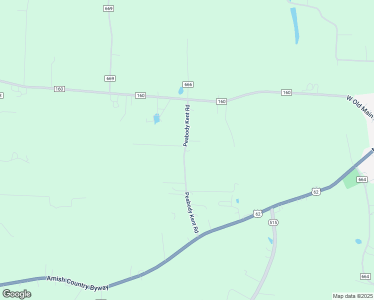 map of restaurants, bars, coffee shops, grocery stores, and more near 7550 Township Road 666 in Dundee