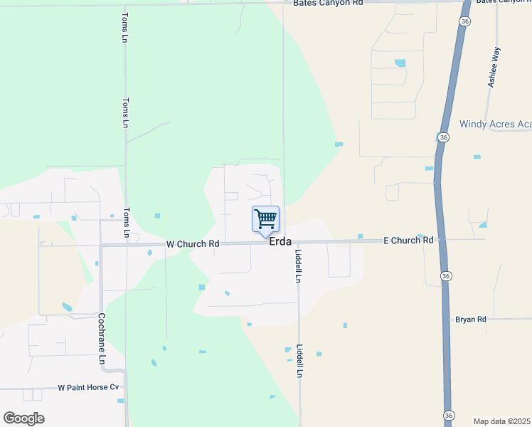 map of restaurants, bars, coffee shops, grocery stores, and more near 4673 Autumn Cove in Erda