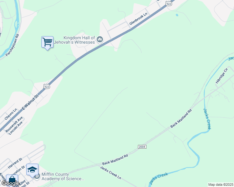 map of restaurants, bars, coffee shops, grocery stores, and more near 366 Haller Lane in Lewistown