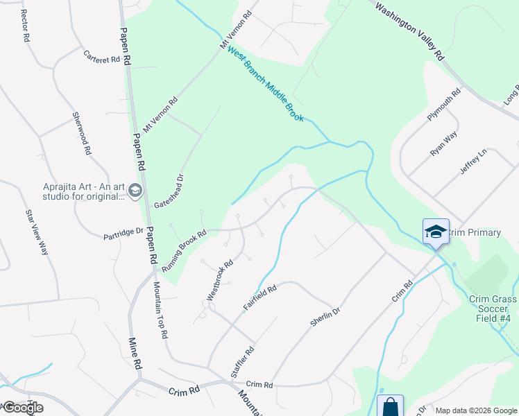 map of restaurants, bars, coffee shops, grocery stores, and more near 23 McDowell Court in Bridgewater