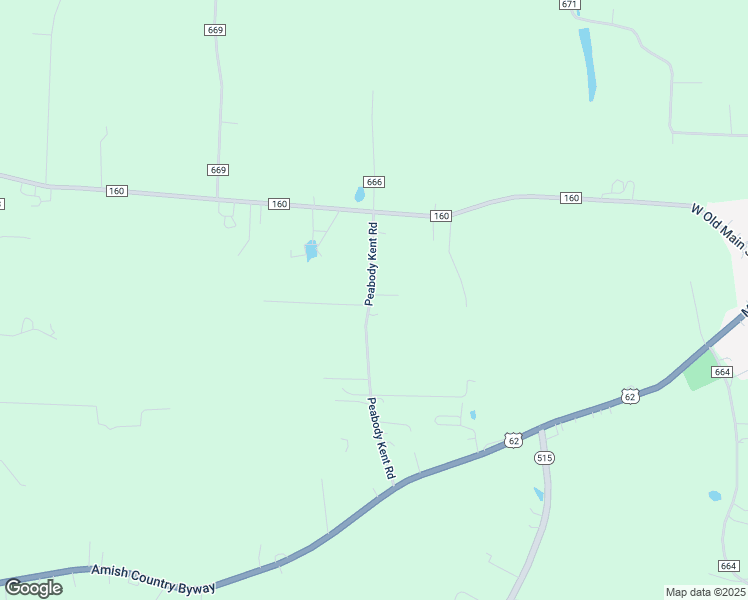 map of restaurants, bars, coffee shops, grocery stores, and more near 7550 Township Road 666 in Dundee