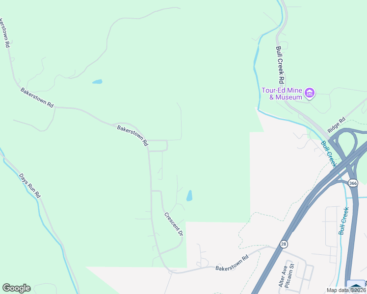 map of restaurants, bars, coffee shops, grocery stores, and more near 312 Mechling Street in Tarentum