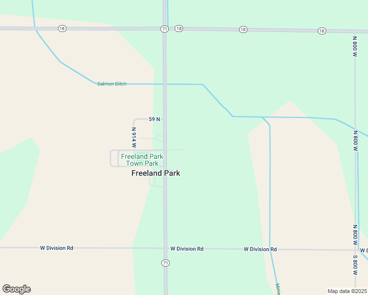 map of restaurants, bars, coffee shops, grocery stores, and more near 8921 West 44 North in Fowler