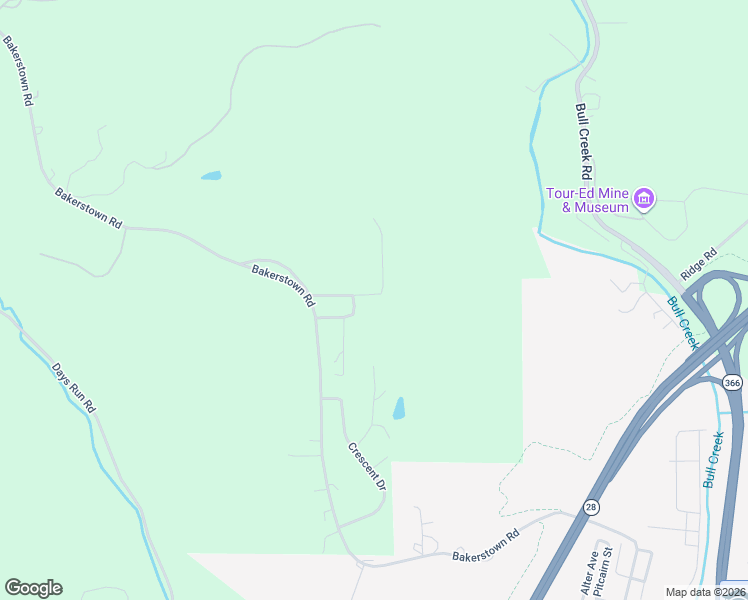 map of restaurants, bars, coffee shops, grocery stores, and more near 312 Mechling Street in Tarentum