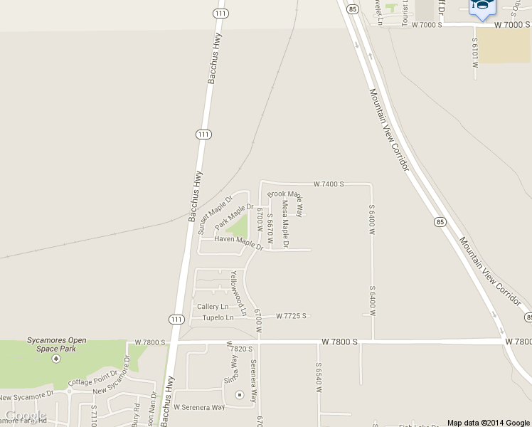map of restaurants, bars, coffee shops, grocery stores, and more near 7476 South 6670 West in West Jordan