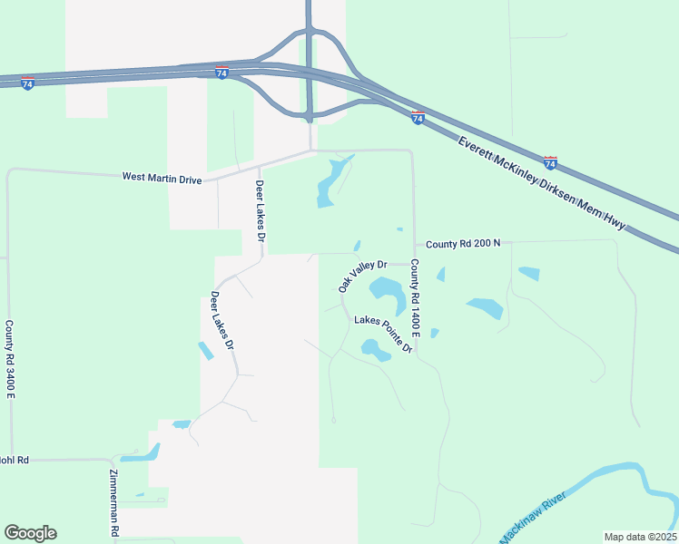 map of restaurants, bars, coffee shops, grocery stores, and more near 101-203 Oak Valley Drive in Deer Creek