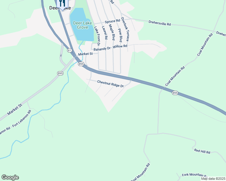 map of restaurants, bars, coffee shops, grocery stores, and more near 305 Elm Lane in Orwigsburg