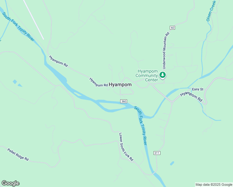 map of restaurants, bars, coffee shops, grocery stores, and more near in Hyampom