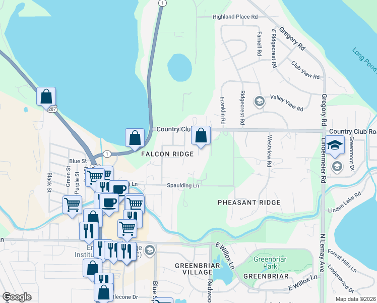 map of restaurants, bars, coffee shops, grocery stores, and more near 2120 Ford Lane in Fort Collins