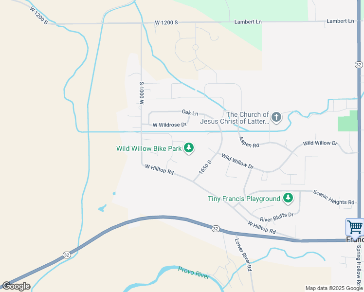 map of restaurants, bars, coffee shops, grocery stores, and more near in Francis