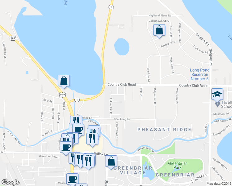 map of restaurants, bars, coffee shops, grocery stores, and more near 314 Red Hawk Drive in Fort Collins