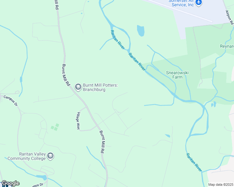 map of restaurants, bars, coffee shops, grocery stores, and more near 21 Eckles Drive in Branchburg