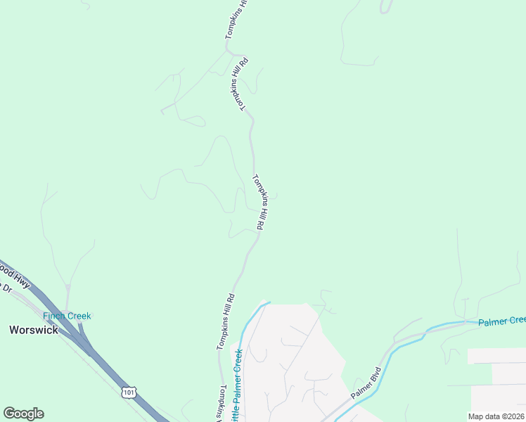 map of restaurants, bars, coffee shops, grocery stores, and more near 118 Tompkins Hill Road in Fortuna