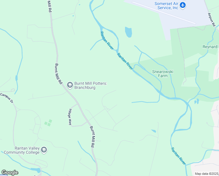 map of restaurants, bars, coffee shops, grocery stores, and more near 21 Eckles Drive in Branchburg