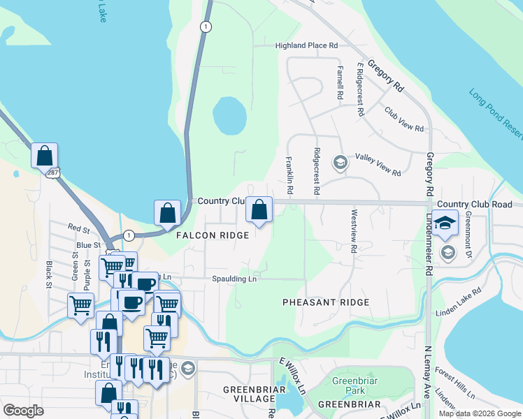 map of restaurants, bars, coffee shops, grocery stores, and more near 2115 Sage Drive in Fort Collins