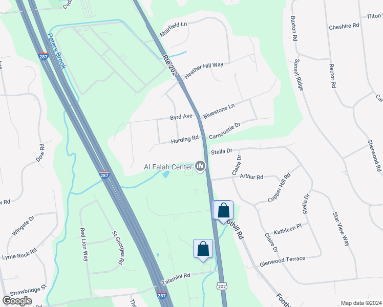 map of restaurants, bars, coffee shops, grocery stores, and more near 915 Disabled American Veterans Highway in Bridgewater