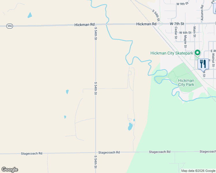 map of restaurants, bars, coffee shops, grocery stores, and more near in Hickman
