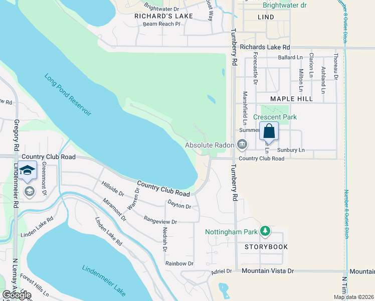 map of restaurants, bars, coffee shops, grocery stores, and more near 1904 Cottonwood Point Drive in Fort Collins
