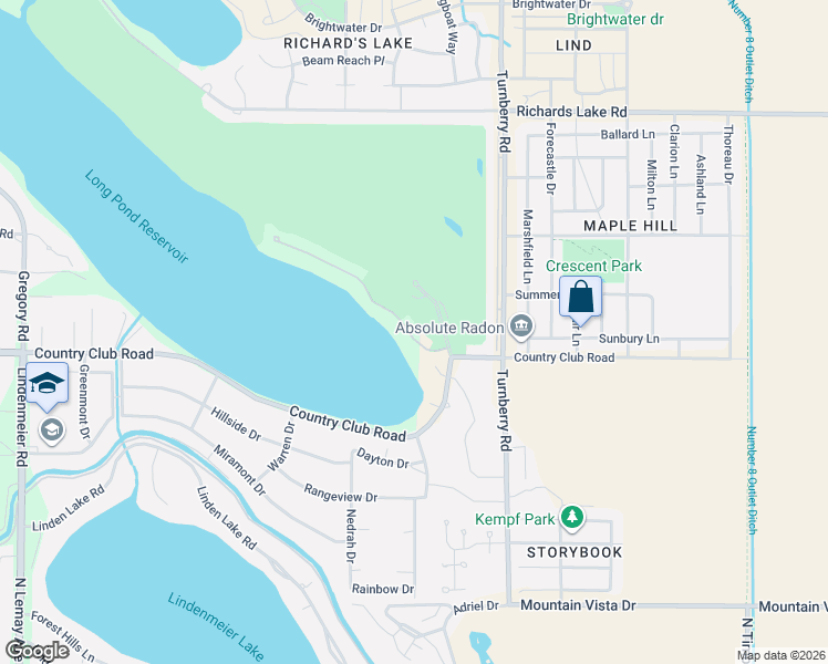 map of restaurants, bars, coffee shops, grocery stores, and more near 1904 Cottonwood Point Drive in Fort Collins