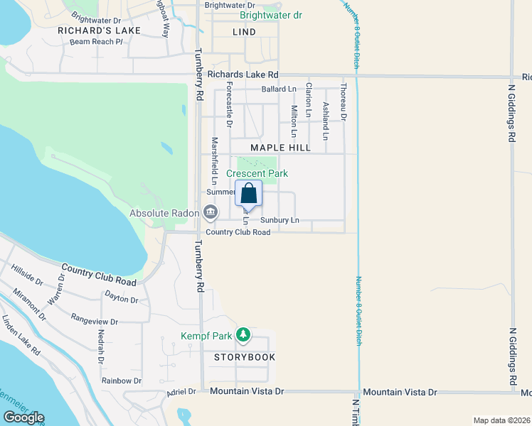 map of restaurants, bars, coffee shops, grocery stores, and more near 2232 Clearfield Way in Fort Collins
