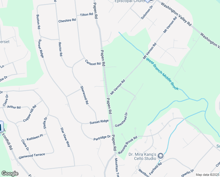 map of restaurants, bars, coffee shops, grocery stores, and more near 890 Papen Road in Bridgewater