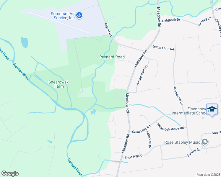map of restaurants, bars, coffee shops, grocery stores, and more near 22 Cory Lane in Bridgewater