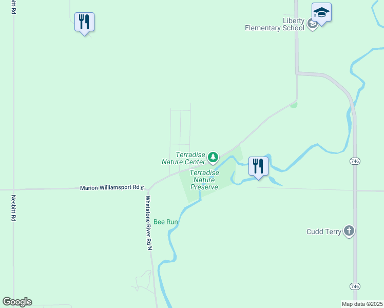 map of restaurants, bars, coffee shops, grocery stores, and more near 200-214 East Street in Caledonia
