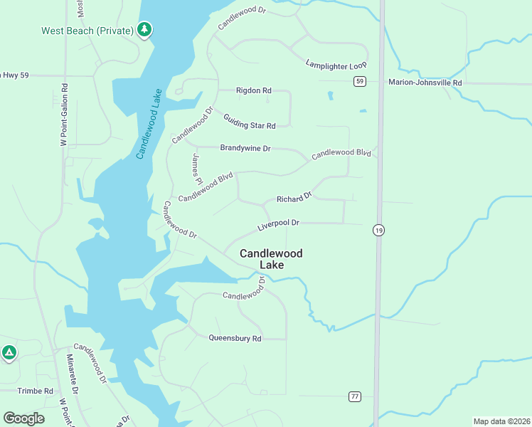 map of restaurants, bars, coffee shops, grocery stores, and more near 7 Green Area in Mount Gilead