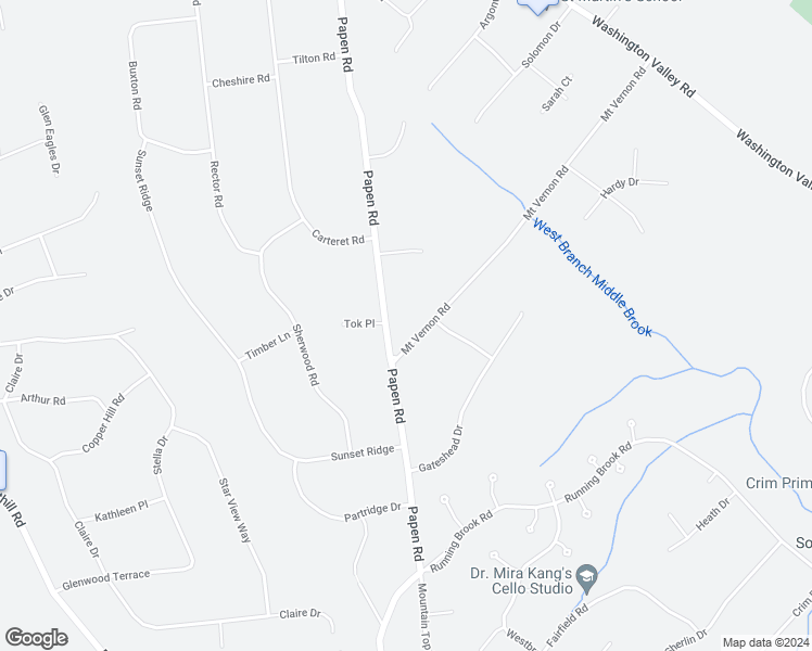 map of restaurants, bars, coffee shops, grocery stores, and more near 890 Papen Road in Bridgewater