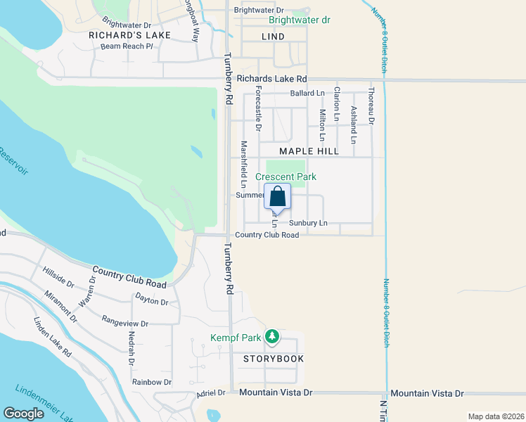 map of restaurants, bars, coffee shops, grocery stores, and more near 2233 Muir Lane in Fort Collins