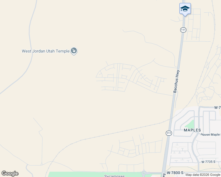 map of restaurants, bars, coffee shops, grocery stores, and more near in West Jordan