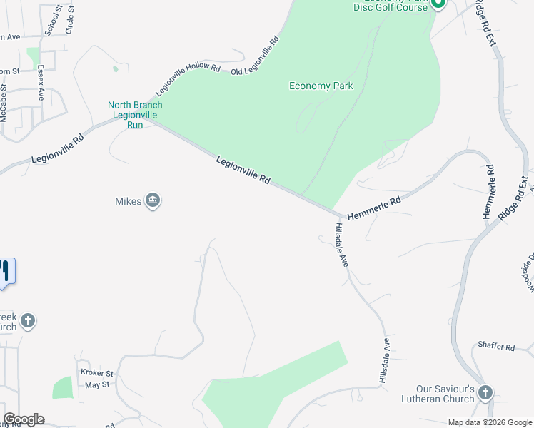 map of restaurants, bars, coffee shops, grocery stores, and more near 2747 Legionville Road in Ambridge