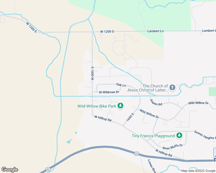 map of restaurants, bars, coffee shops, grocery stores, and more near 875 Oak Lane in Kamas
