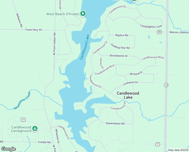 map of restaurants, bars, coffee shops, grocery stores, and more near 42 Candlewood Boulevard in Mount Gilead