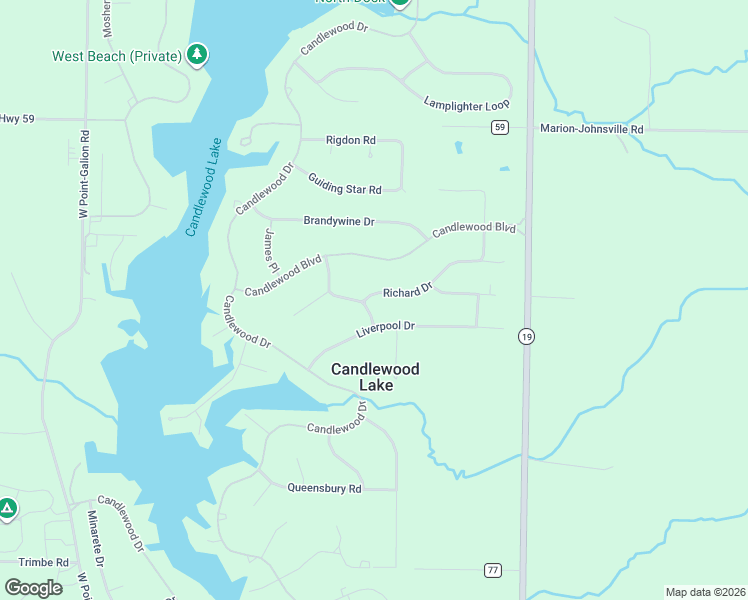 map of restaurants, bars, coffee shops, grocery stores, and more near 7 Green Area in Mount Gilead