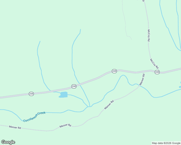 map of restaurants, bars, coffee shops, grocery stores, and more near 11559 Pennsylvania 235 in Thompsontown