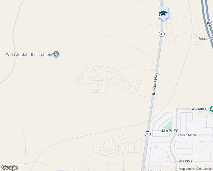 map of restaurants, bars, coffee shops, grocery stores, and more near 7222 Sage Run Road in Copperton