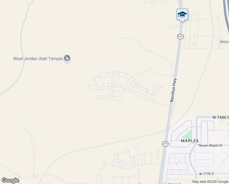 map of restaurants, bars, coffee shops, grocery stores, and more near 7792 Bacchus Highway in Bingham Canyon