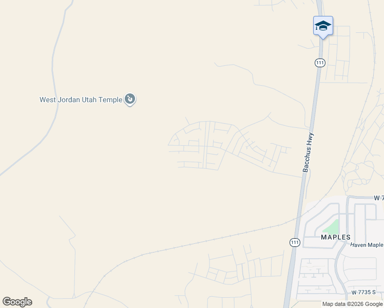 map of restaurants, bars, coffee shops, grocery stores, and more near 7248 South Ramble Road in Copperton