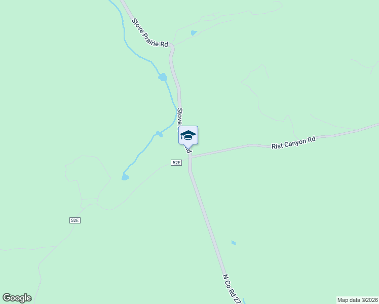 map of restaurants, bars, coffee shops, grocery stores, and more near 3891 Stove Prairie Road in Bellvue