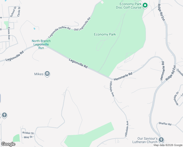 map of restaurants, bars, coffee shops, grocery stores, and more near 2747 Legionville Road in Ambridge