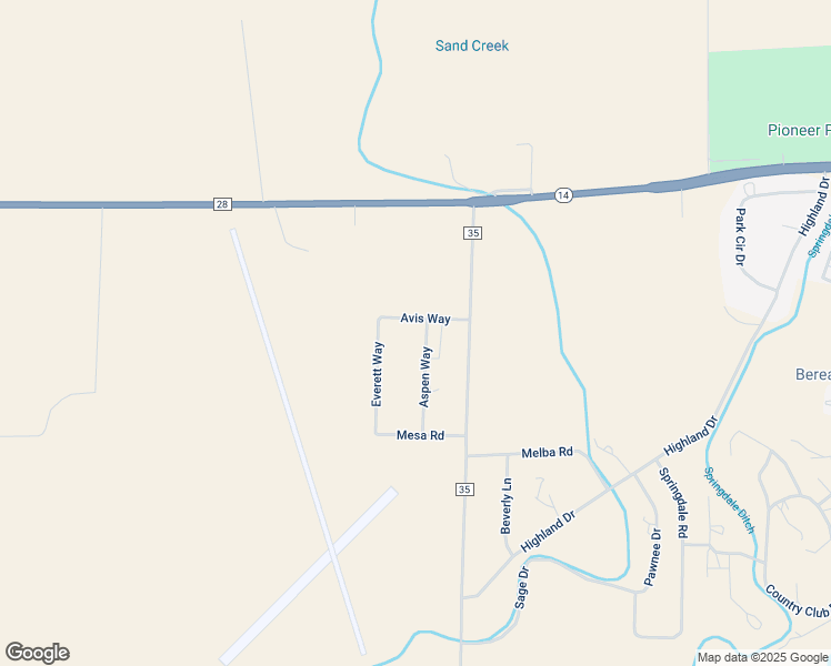 map of restaurants, bars, coffee shops, grocery stores, and more near 12443 Aspen Way in Sterling