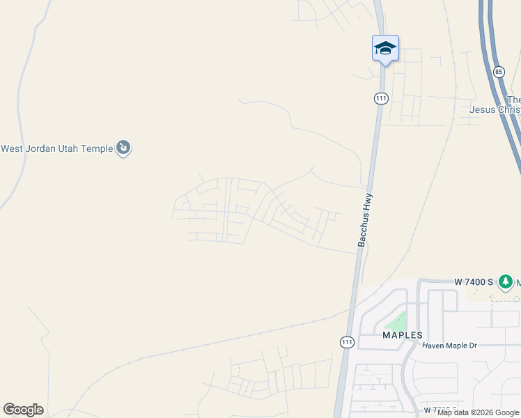 map of restaurants, bars, coffee shops, grocery stores, and more near 7222 Sage Run Road in Copperton