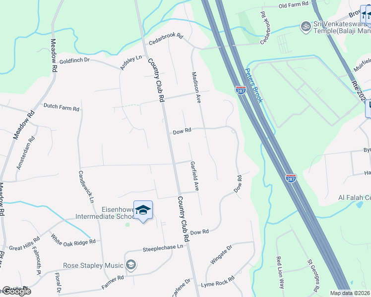 map of restaurants, bars, coffee shops, grocery stores, and more near 861 Garfield Avenue in Bridgewater Township