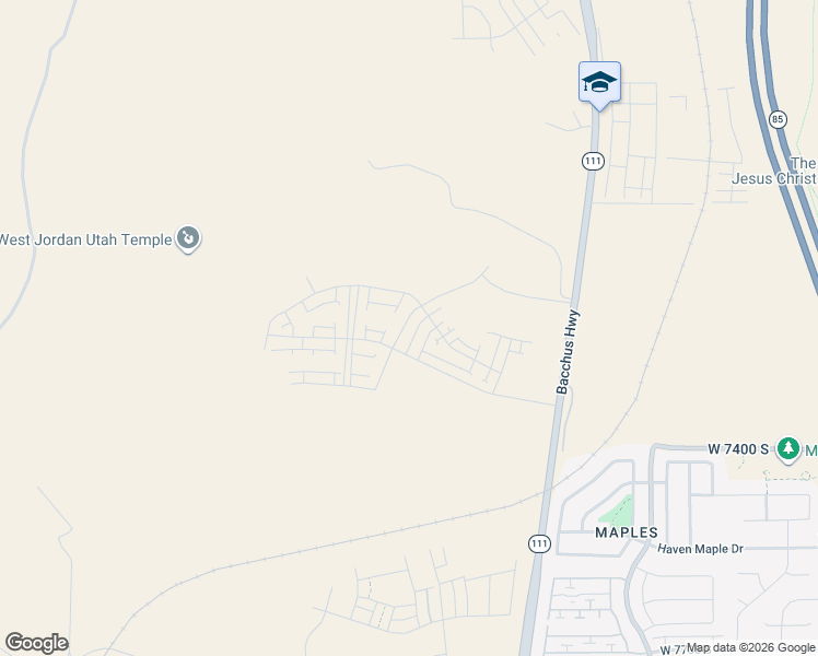 map of restaurants, bars, coffee shops, grocery stores, and more near 7222 Sage Run Road in Copperton