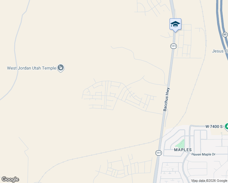 map of restaurants, bars, coffee shops, grocery stores, and more near 7214 Sage Run Road in Copperton