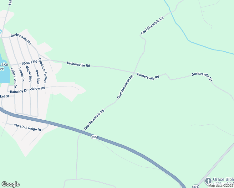 map of restaurants, bars, coffee shops, grocery stores, and more near 283 Coal Mountain Road in Orwigsburg