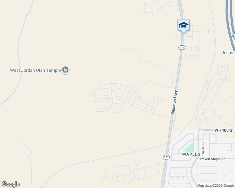 map of restaurants, bars, coffee shops, grocery stores, and more near 7208 Sage Run Road in Copperton