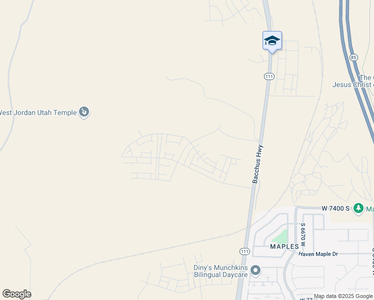 map of restaurants, bars, coffee shops, grocery stores, and more near 7189 Sage Run Road in Copperton