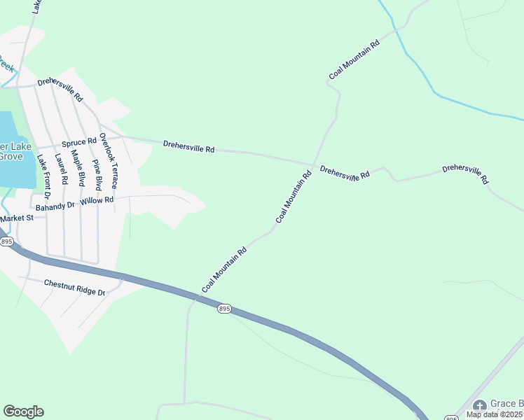 map of restaurants, bars, coffee shops, grocery stores, and more near 283 Coal Mountain Road in Orwigsburg